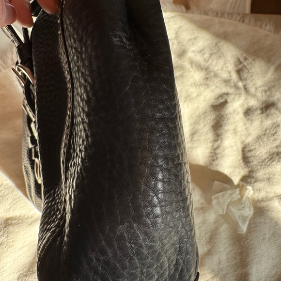 Vintage Coach Chelsea Black Pebbled Leather Satchel - Picture 7 of 10